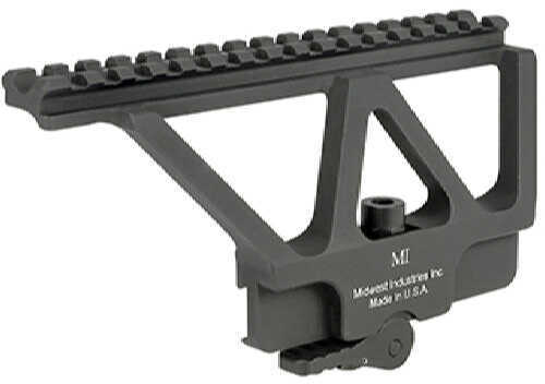 Midwest Industries Mi-AKSM Mount System Black 6.75" Rail features The patented Adm Auto Lock For No Tool